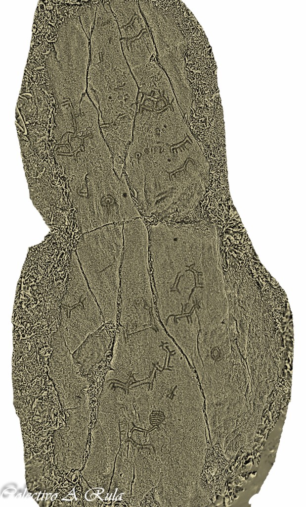 Fotogrametría cos sucos resaltados manualmente