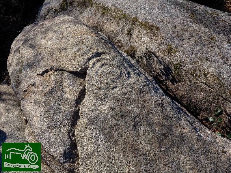 Monte das Penas 1A. Combinacións de círculos concéntricos